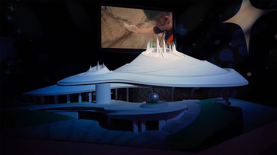 Scale Models of Space Mountain Earthrise